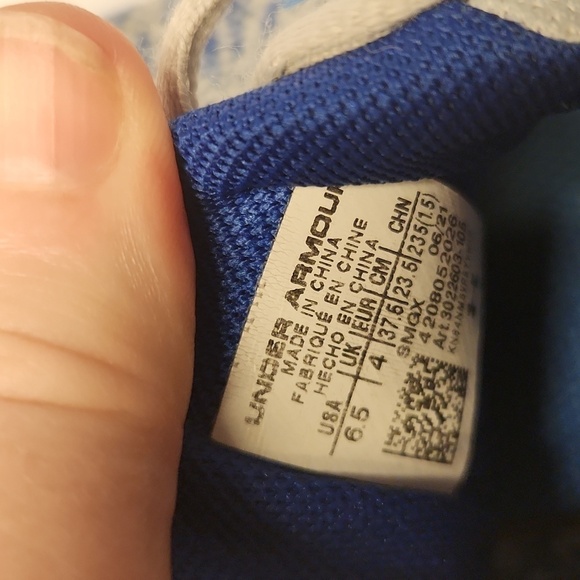 Under Armour Shoes Size 6.5 Girls Charged Impulse Knit - Picture 11 of 11